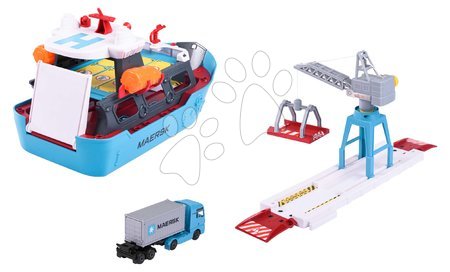 Garáže - Garáž nákladná loď Creatix Logistic Freight Ship Majorette - 3