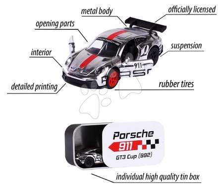 Toy cars - Porsche Motorsport Deluxe Toy Car Majorette - 4