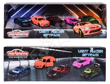 Kompleti avtomobilčki - Avtomobilčki Light Racer 5 Pieces Giftpack Majorette - 4