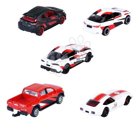 Play vehicle sets - Autíčka pretekárske Toyota Racing 5 Pieces Giftpack Majorette - 3