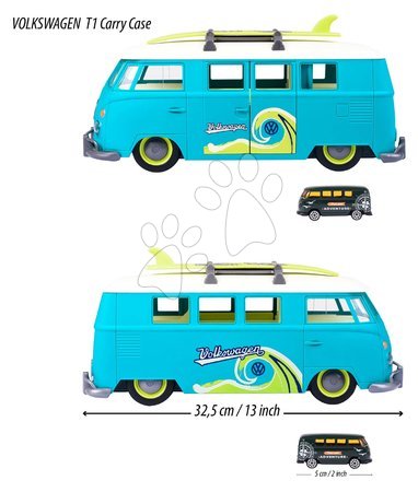 Toy cars - VW The Originals T1 Caravan Toy Car Majorette - 2