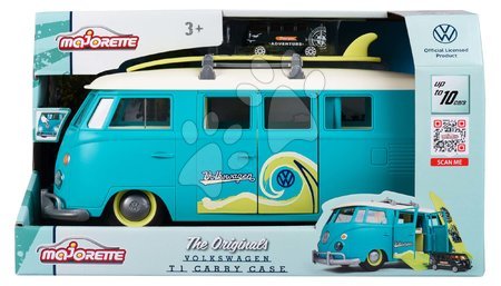 Játékautók  - Kisautó lakókocsi VW The Originals T1 Majorette - 5