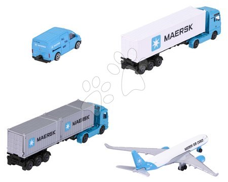 Nákladní auta - Autíčko přepravní MAERSK Transport Vehicles Majorette - 2