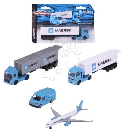 Tovornjaki - Avtomobilček dostavni MAERSK Transport Vehicles Majorette - 4