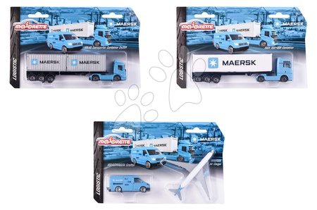 Nákladní auta - Autíčko přepravní MAERSK Transport Vehicles Majorette - 6