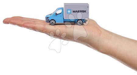 Seturi de mașinuțe - Mașină de transport MAERSK 4 Pieces Giftpack Majorette - 7