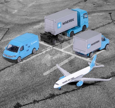 Play vehicle sets - MAERSK Transport Cars 4 Pieces Giftpack Majorette - 8