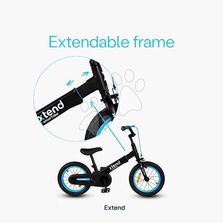 Vélos pour enfants 12 - Bicyclette et draisienne 2 en 1 Xtend Bike Blue smarTrike - 5