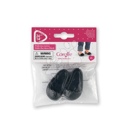 Oblečení pro panenky - Boty balerínky Ballerines Noires Ma Corolle - 4