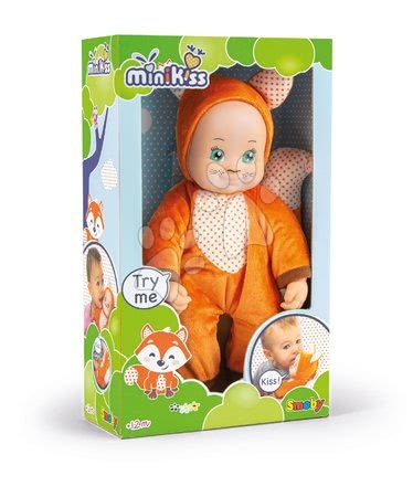 Játékbabák 9 hónapos kortól - Játékbaba Róka jelmezben Animal Doll Minikiss Smoby - 5