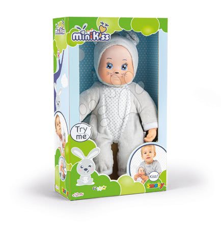 Játékbabák 9 hónapos kortól - Játékbaba Nyuszi jelmezben Animal Doll Minikiss Smoby - 4