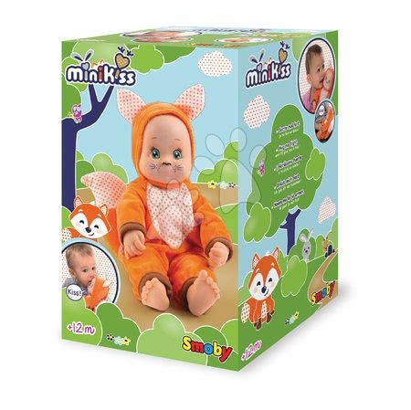 Játékbabák 9 hónapos kortól - Játékbaba Róka jelmezben Animal Doll Minikiss Smoby - 5