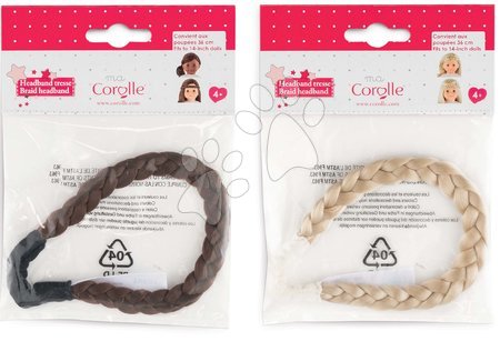 Vêtements pour poupées - Serre-tête Headband Châtain Ma Corolle - 3