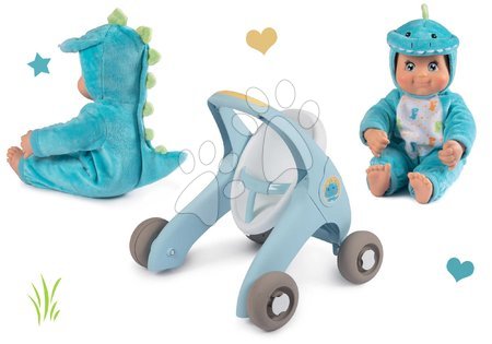 Premergătoare - Set premergător și cărucior cu frână Croc Baby Walker Minikiss 3in1 Smoby  - 7