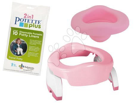 Potties and potty training seats - Set travel potty/reduction for toilet Potette Plus 2in1 by Kalencom - 25