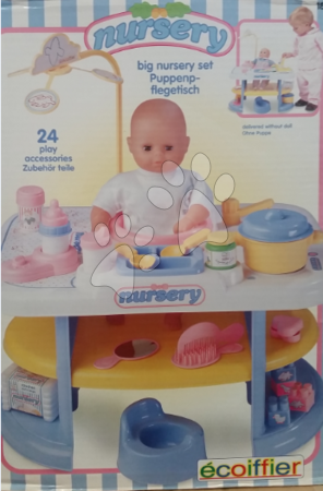 Domečky pro panenky - Přebalovací stůl pro panenku Nursery Écoiffier - 3