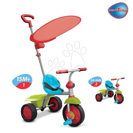 Triciclete de la 15 luni - Tricicletă Fun Plus smarTrike - 1