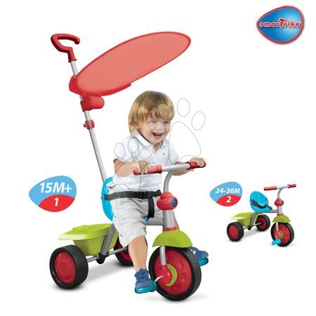 Trojkolky od 15 mesiacov - Ultraľahká trojkolka Fun Plus smarTrike - 4