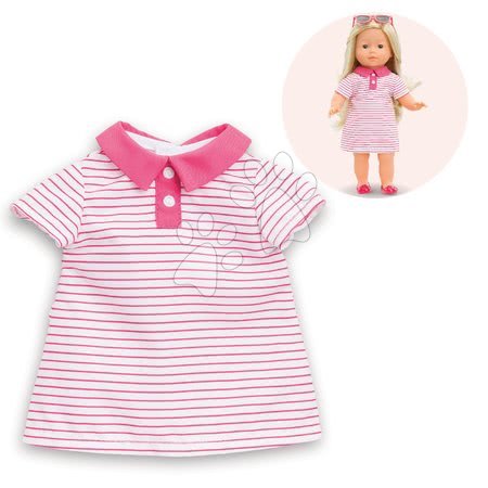 Lalki od producenta Corolle - Ubranie Polo Dress Pink Ma Corolle