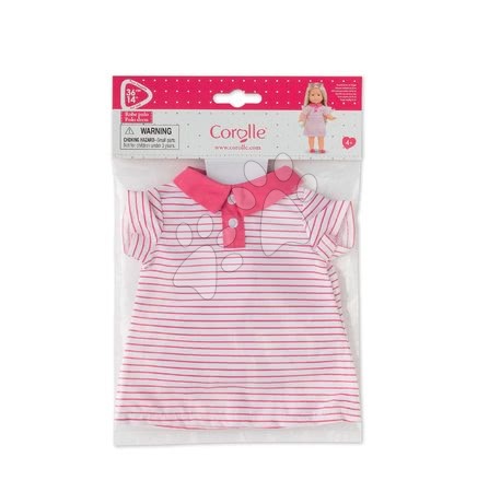 Oblačila za punčke - Oblačilo Polo Dress Pink Ma Corolle - 3