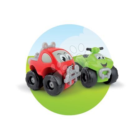 Mașinuțe - Maşinuţă jeep şi vehicul cu patru roţi Vroom Planet Smoby - 4