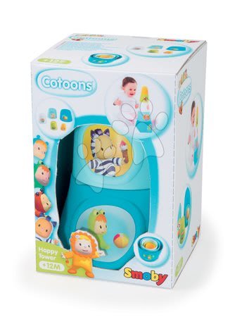 Entwicklung der Motorik - Klappbare Tassen Happy Tower Cotoons Smoby   - 9