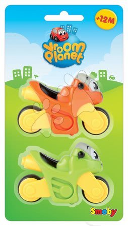 Játékautók  - Szett 2 kismotorral Vroom Planet Smoby - 1