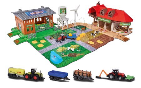 Garáže  - Stavebnice velká farma Creatix Big Farm Majorette - 6