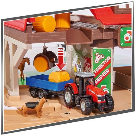 Garáže  - Stavebnice velká farma Creatix Big Farm Majorette - 2