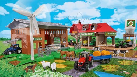 Garáže  - Stavebnice velká farma Creatix Big Farm Majorette - 7