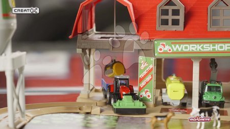 Garáže  - Stavebnice velká farma Creatix Big Farm Majorette - 18