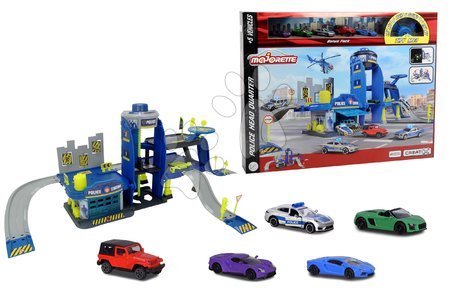 Garáže  - Stavebnica policajná stanica Creatix Police Playset Majorette - 1