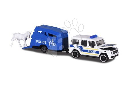 Toy cars - Car with trailer City Trailer Majorette - 3