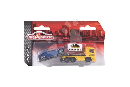 Toy cars - Car with trailer City Trailer Majorette - 2