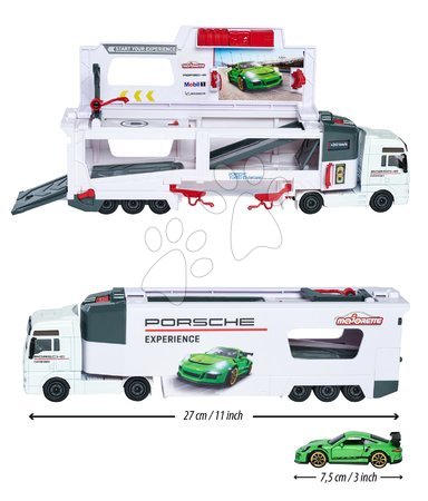 Toy trucks - Truck testing center MAN TGX Truck Porsche Experience Majorette - 7