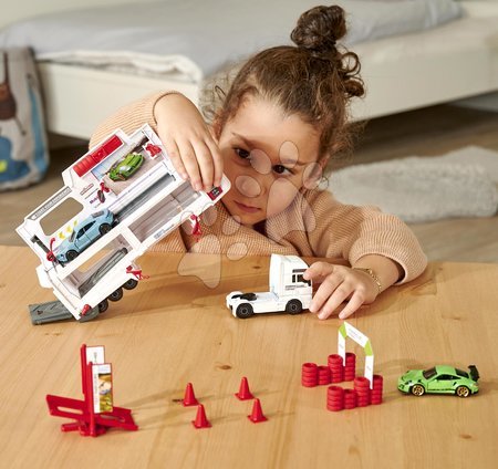 Toy trucks - Truck testing center MAN TGX Truck Porsche Experience Majorette - 10