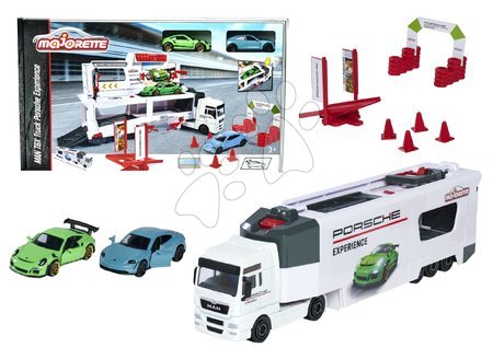 Toy trucks - Truck testing center MAN TGX Truck Porsche Experience Majorette - 12