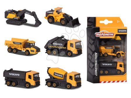 Utilaje construcție de jucărie - Mașinuțe de construcție Volvo Construction Edition Majorette - 7