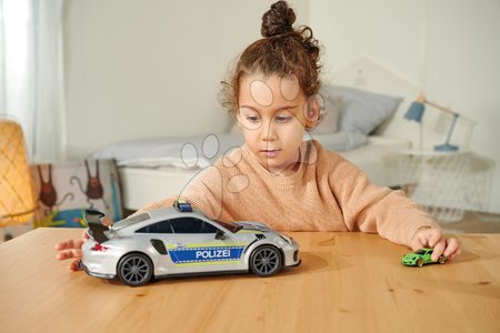 Autíčka - Autíčko policajné s boxom na autíčka Porsche 911 GT3 RS Polizei Carry Case Majorette - 10