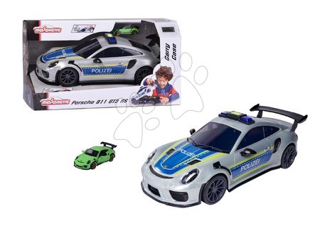 Autíčka - Autíčko policajné s boxom na autíčka Porsche 911 GT3 RS Polizei Carry Case Majorette - 12