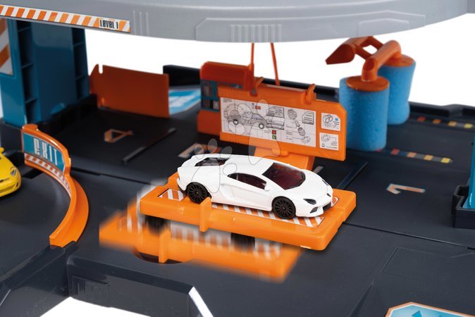 Garage - Garage 3-stöckig mit Autoservice Garage City Flex Majorette - 3