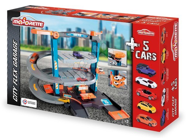 Garage playsets - Garáž 3 poschodová s výťahom Garage Motor City Plus Majorette - 17