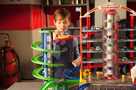 Garage playsets - 7-story garage with 2 motorized elevators Super City Garage Majorette - 11