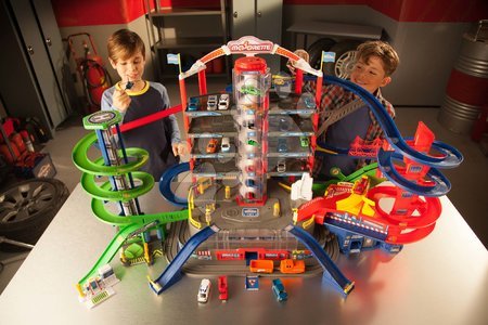 Garage playsets - 7-story garage with 2 motorized elevators Super City Garage Majorette - 5