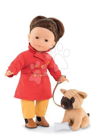 Vêtements pour poupées - Chiot avec collier et laisse Puppy Set Bond Corolle - 2