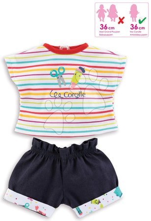 Oblečení pro panenky - Oblečení T-shirt&Shorts Little Artist Ma Corolle - 2