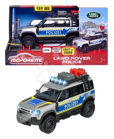 Játékautók  - Rendőrautó Land Rover Police Majorette - 12