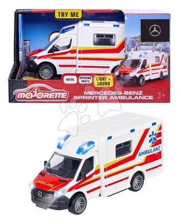 Játékautók  - Menőautó Mercedes-Benz Sprinter Ambulance Majorette - 10