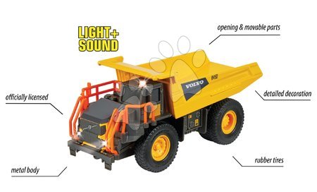 Macchine  di costruzione - Macchina da lavoro dumper Volvo Rigid Hauler Majorette - 6