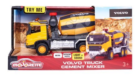 Játék építőgépek - Betonkeverő autó Volvo Truck Cement Mixer Majorette - 7